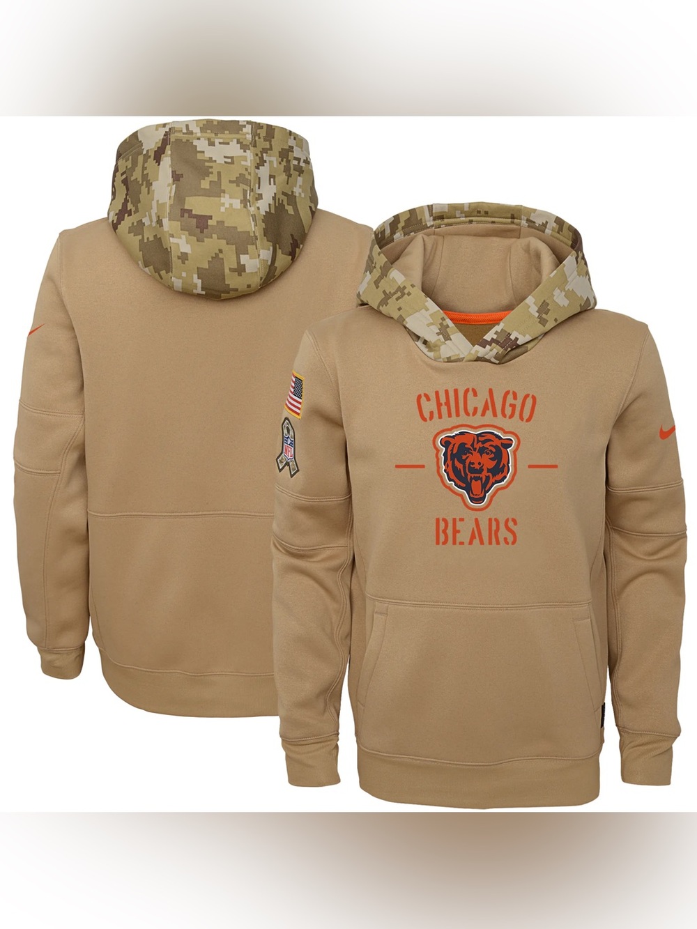 2019 Nike Chicago Bears Salute to Service Hoodie